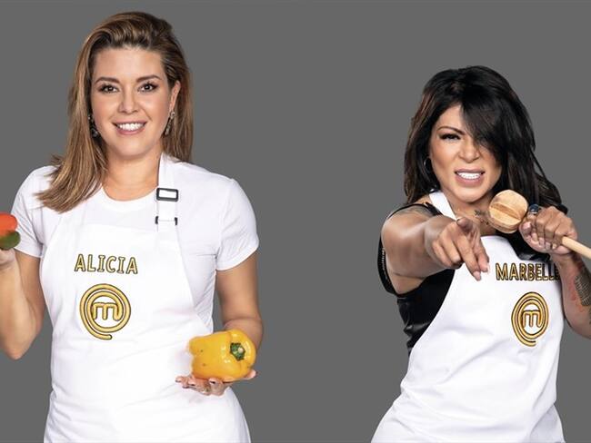 Alicia Machado y Marbelle son dos de las concursantes más polémicas de MasterChef Celebrity. Foto: Colprensa-RCN