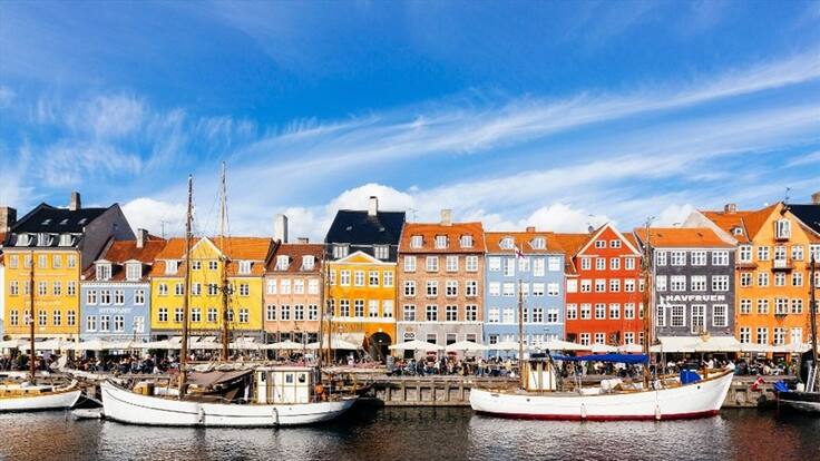 Foto de referencia de Copenhague, la ciudad más segura del mundo según The Economist. Foto: Getty Images/Alexander Spatari