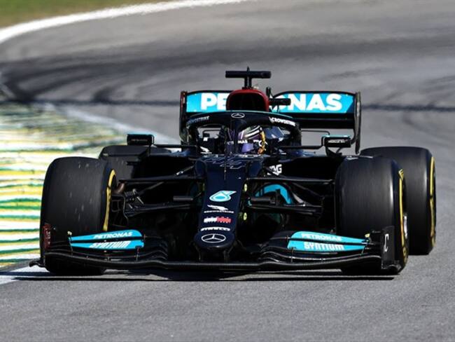 Lewis Hamilton ganó el GP de Brasil 2021. Foto: Buda Mendes/Getty Images