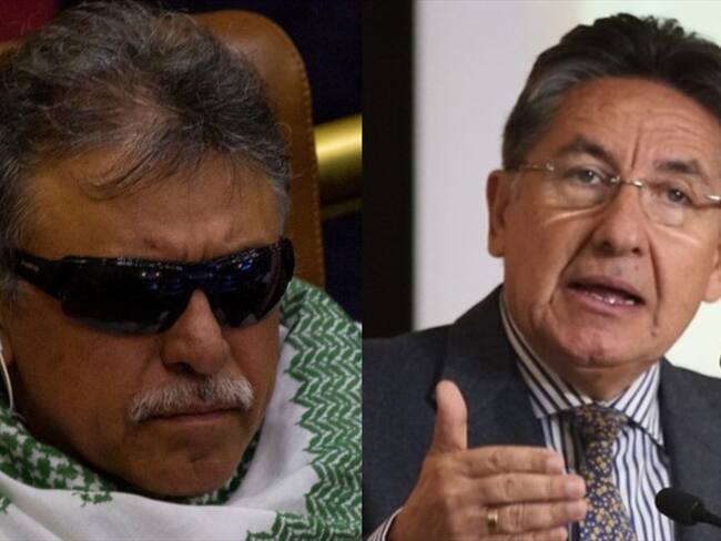 Néstor Humberto Martínez se refiere a los audios de 'Jesús Santrich'