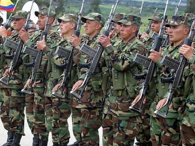 Ejército advierte de engaños con nueva ley de reclutamiento. Foto: Colprensa