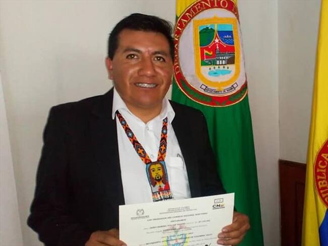 Jairo Tulcán Diputado de Nariño. Foto: Archivo particular