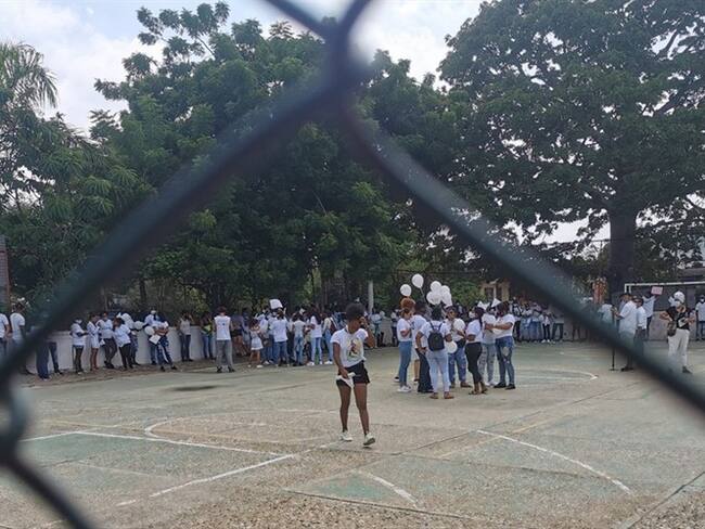 La manifestación de este fin de semana se adelantó en la cancha de Las Gaviotas. Foto: Cortesía