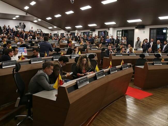 El Concejo de Bogotá aprobó el proyecto denominado de rescate social, presentado por la Alcaldía. Foto: Colprensa / ÁLVARO TAVERA