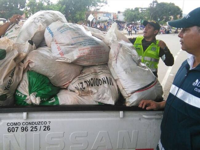 Decomisan 1.400 kilos de carne de contrabando en la frontera. Foto: Colprensa