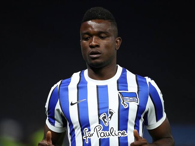 Jhon Córdoba está listo para enfrentar a Venezuela. Foto: Getty