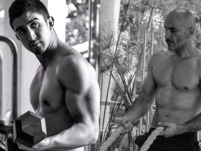 Nicolás Romero y Juan Cubaque. . Foto: Instagram nicofitstudio