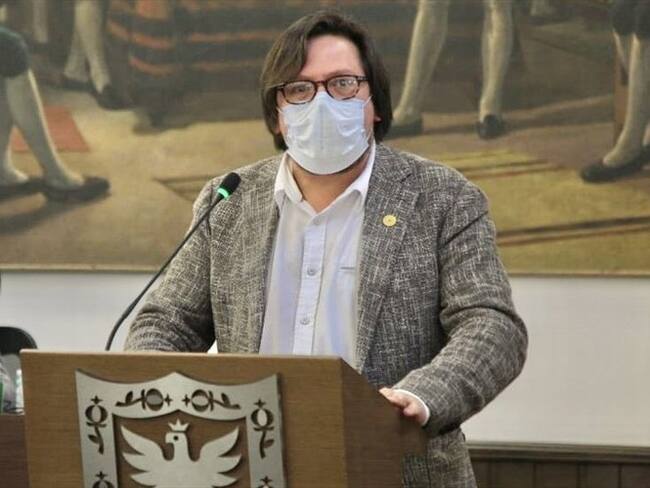 El concejal Diego Cancino, denunciado ante la Procuraduría. Foto: Twitter: @cancinodiegoa