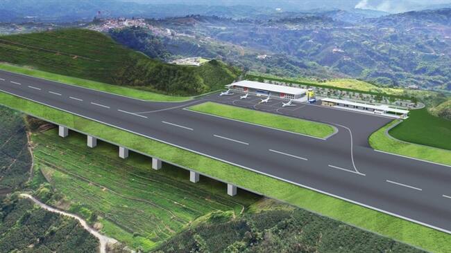 “El Gobierno le está invirtiendo más de 200.000 millones del presupuesto nacional como una obra pública y me parece que esto es un error”: Germán Cardona sobre el Aeropuerto del Café. Foto: Aeropuerto del Café