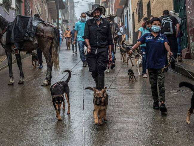 Las victimas de desplazamiento son de veredas cercanas al municpio. Foto: Getty Images