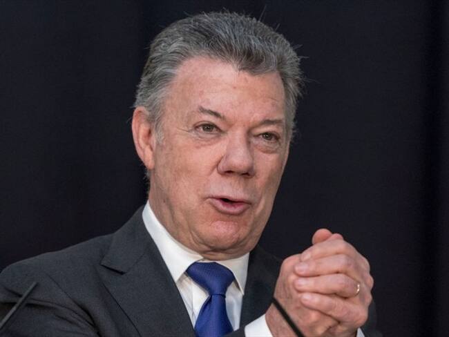 Juan Manuel Santos celebró públicamente las buenas noticias. Foto: Getty Images