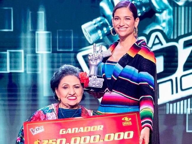 María Nelfí, ganadora de La Voz Senior: "Me dio una ilusión de volver a vivir"