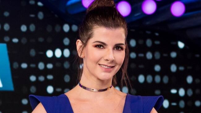 Carolina Cruz como presentadora del "Festival Internacional del Humor". Foto: Colprensa/Canal Caracol