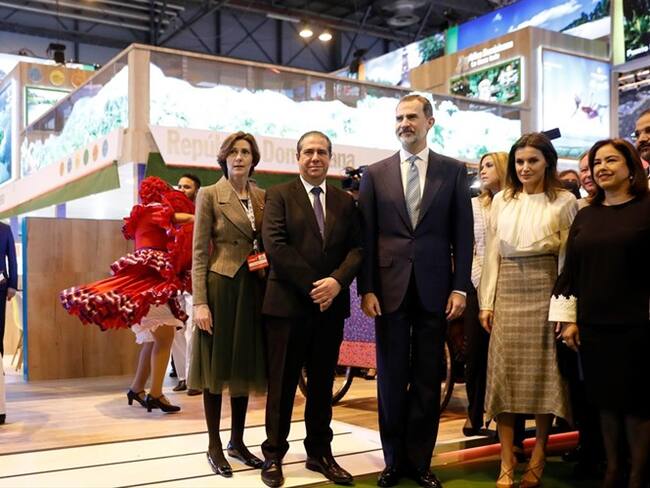 Rey Felipe de España da inicio a la Fitur 2019 en Madrid. Foto: Agencia EFE