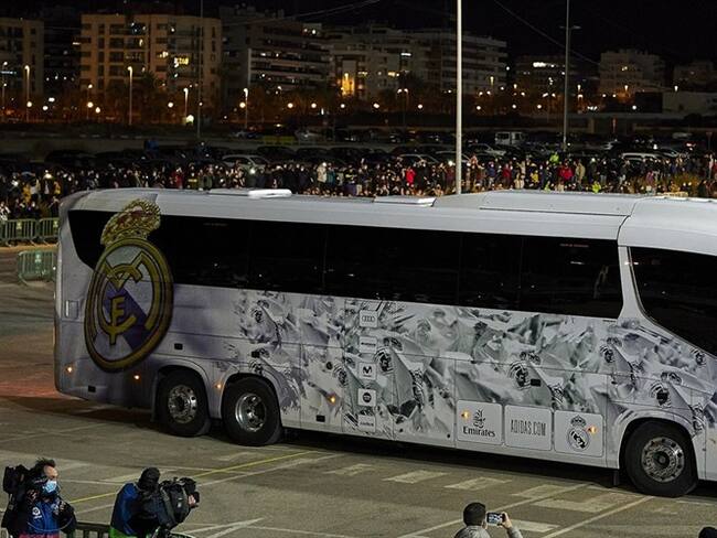 Bus del Real Madrid. Foto: Quality Sport Images/Getty Image
