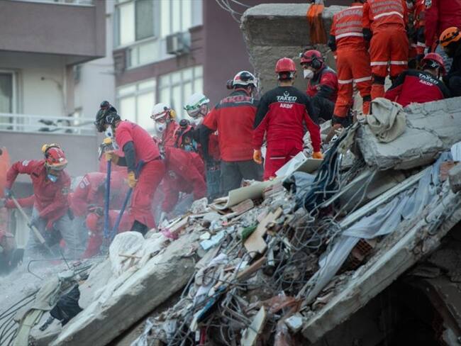 Dos de las víctimas eran adolescentes fallecidos en la isla griega de Samos, que dista apenas una decena de kilómetros del epicentro del sísmo. Foto: Getty Images