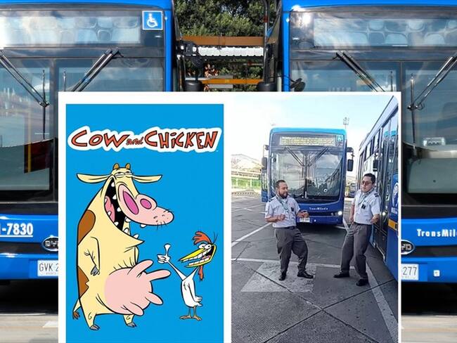Conductores del SITP bailan al ritmo de 'La Vaca y el Pollito'. Foto: Colprensa / Conductores del SITP se viralizaron por bailar al ritmo de ‘La Vaca y el Pollito’