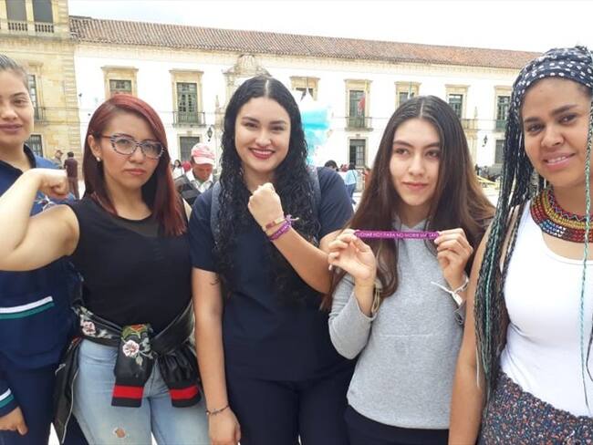 Mujeres salen a protestar porque están cansadas de piropos “morbosos” en calles de Tunja